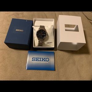 Seiko Men's Watch Blue - New Battery